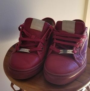 AUTHENTIC red Gucci shoes